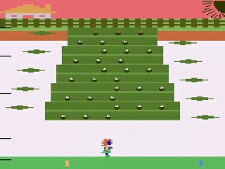Wabbit title screen for Atari 2600
